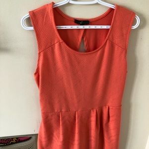 Tangerine coloured summer dress